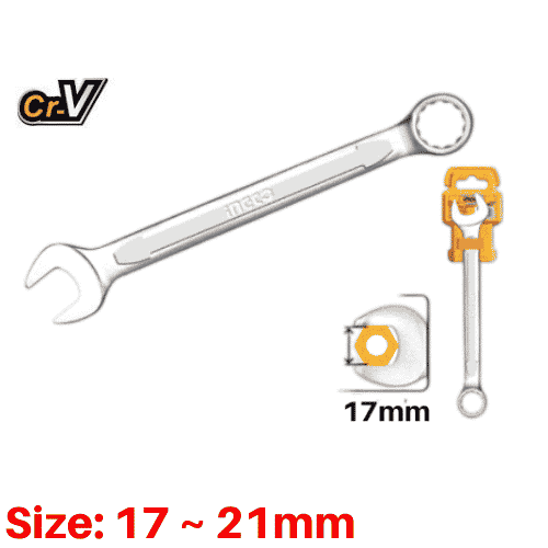 INGCO Combination Spanner (17-21mm)