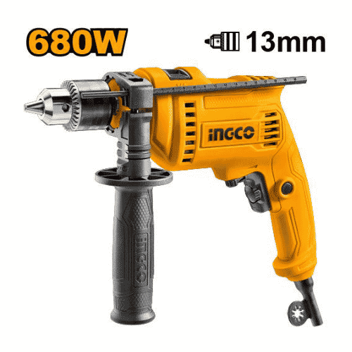 INGCO 680W Impact Drill (13mm) - ID6808