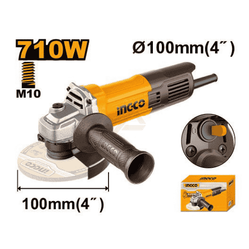 INGCO 750W Angle Grinder (4") AG750282