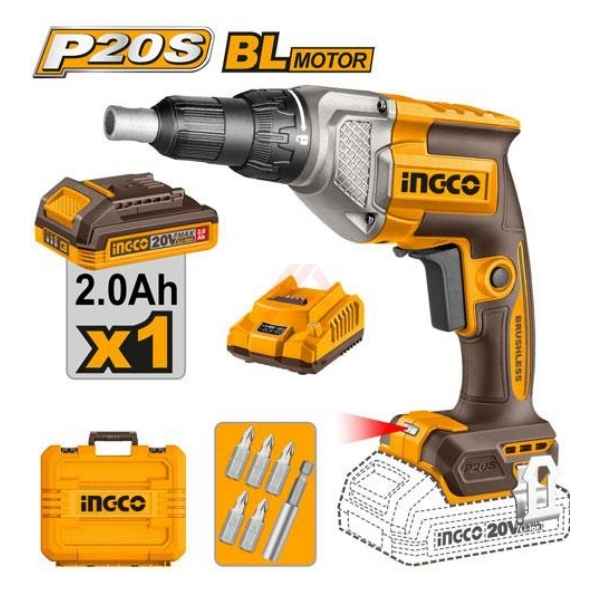 INGCO Cordless Drywall Screwdriver - CDSLI204281