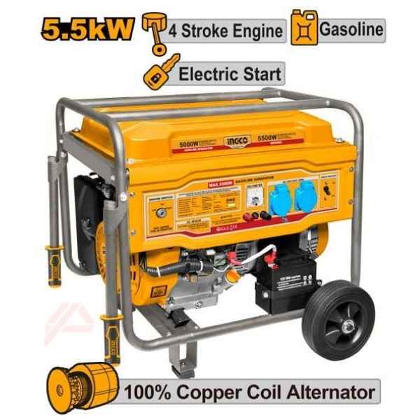 INGCO 5.5kw Gasoline Generator - GE55003