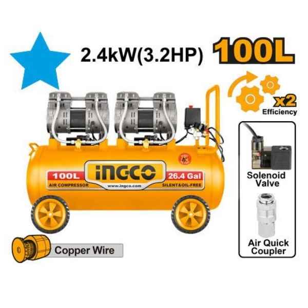 INGCO 100L Air compressor - ACS2241001