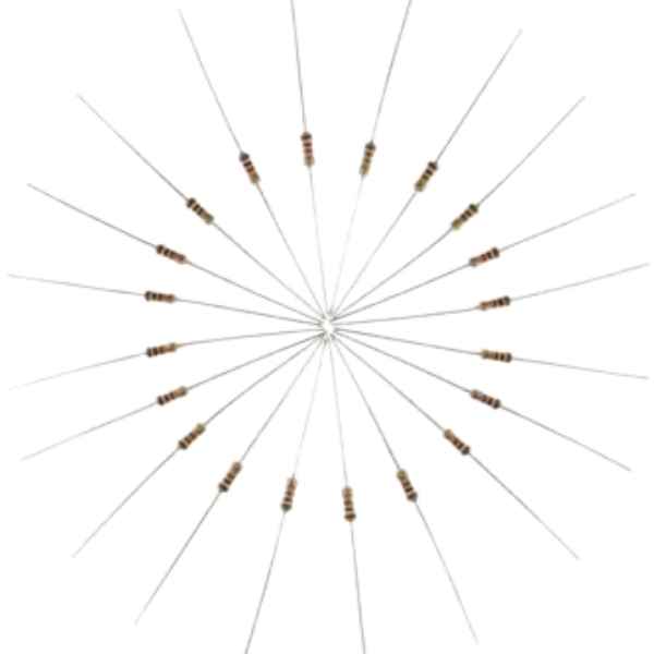 0 Ohm 1/4W Resistor Pack of 20 - 611R097