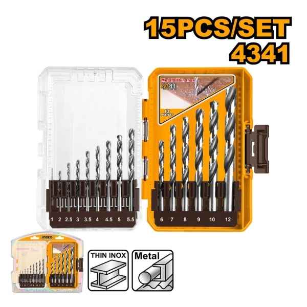 INGCO 15 Pcs HSS drill bit - AKDL51506