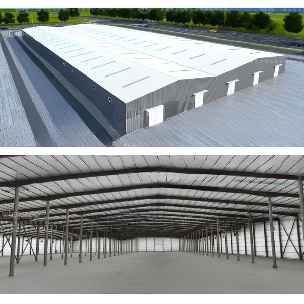 Steel Prefabricated Multi Gable Factory Shed - 61PMSS109