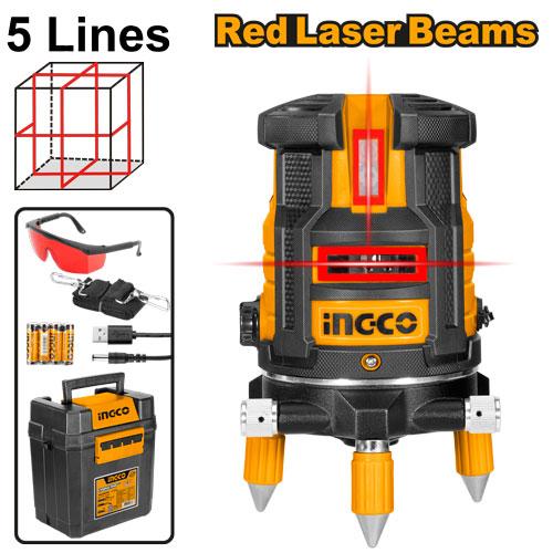 INGCO Self-leveling line laser(Red laser beams) - HLL305205