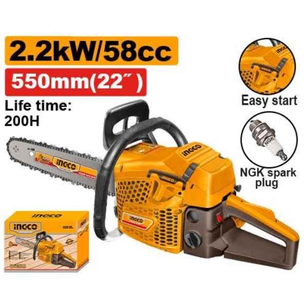 INGCO 22" Gasoline chain saw - GCS5582211