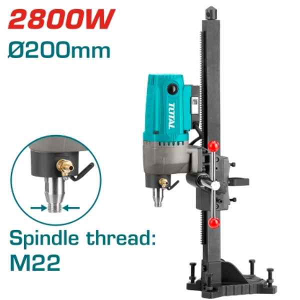 TOTAL 2800w Diamond drilling machine - TDDM28001