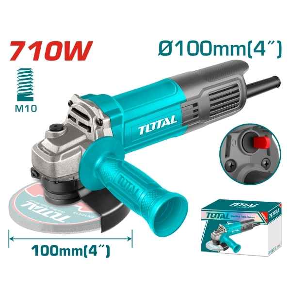 TOTAL 710w Angle Grinder - TG10710076