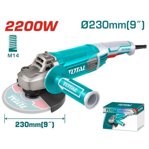 TOTAL 2200w Angle Grinder - TG12223026