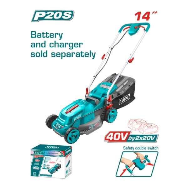 TOTAL Lithium-Ion Lawn Mower - TLMLI2014