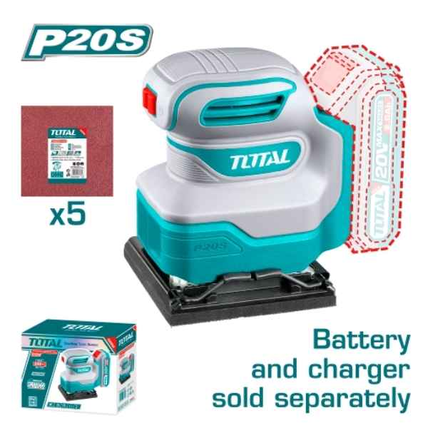 TOTAL Lithium-Ion Sheet Sander - TSHSLI2014