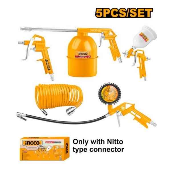 INGCO 5 Pcs air tools set - AKT0053-3