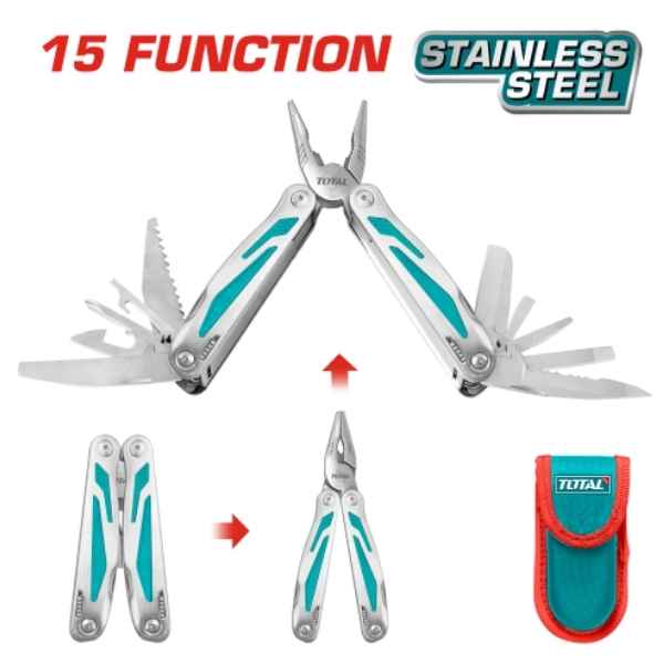 TOTAL Foldable Multi-function Tool - TFMFT01151