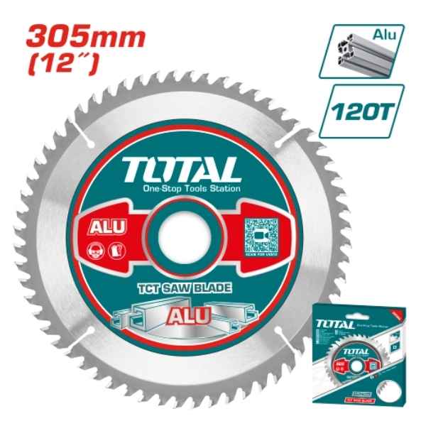 TOTAL 12″ TCT Saw Blade For Aluminum - TAC2339212