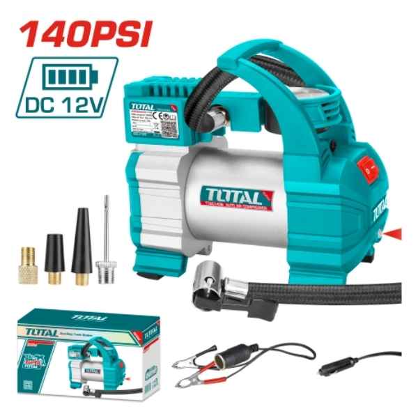 TOTAL 12V Auto Air Compressor - TTAC1406