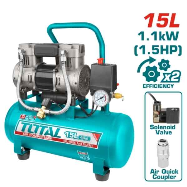 TOTAL 15L Air Compressor - TCS1110152