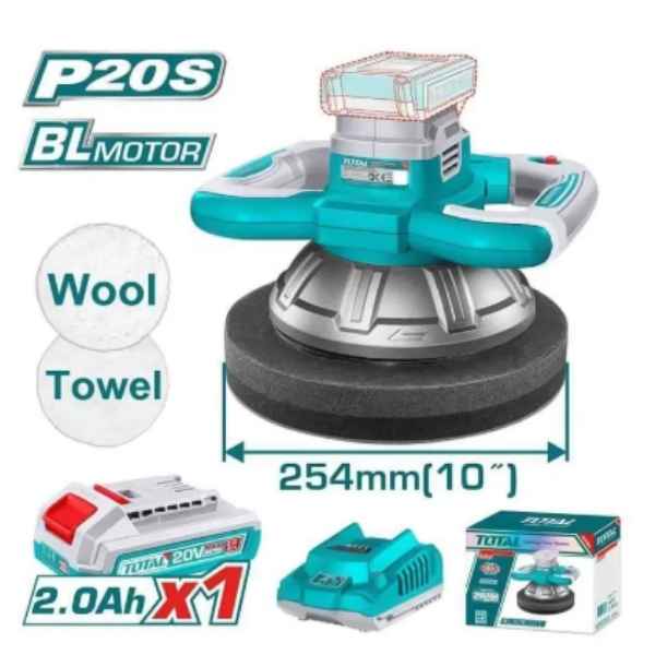 TOTAL 10" Lithium-Ion Polisher - TOPLI2025481