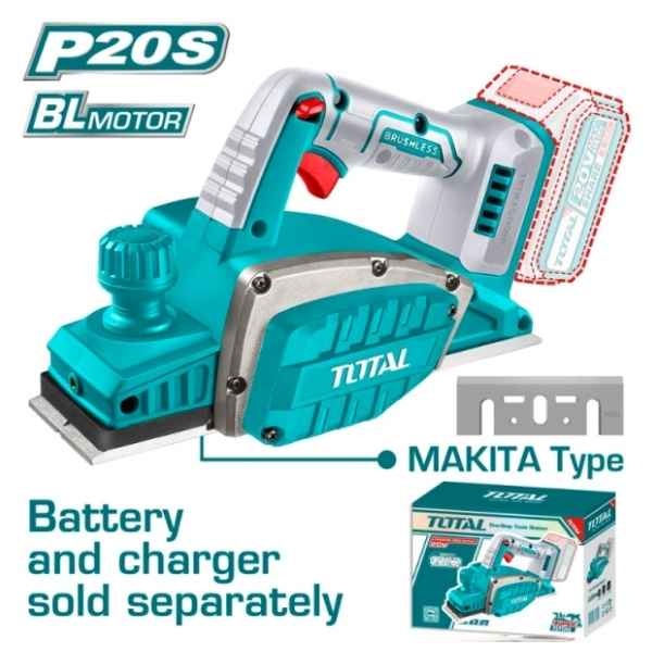 TOTAL Cordless Planer - TRLI20401