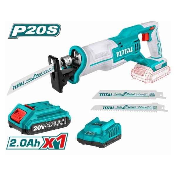 TOTAL Lithium-Ion Reciprocating Saw - TRSLI11521