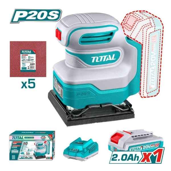 TOTAL Lithium-Ion Sheet Sander - TSHSLI20141