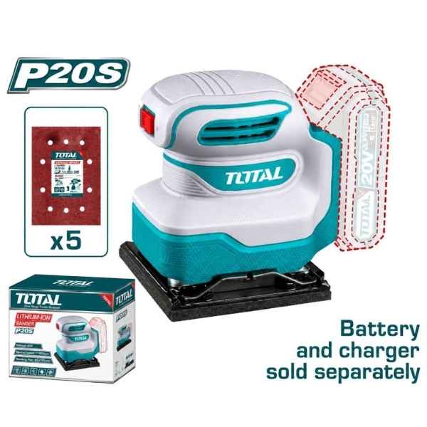 TOTAL  Lithium-Ion sheet sander - TSHSLI2014
