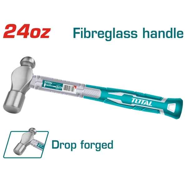 TOTAL 24oz Ball Pein Hammer - THT74246
