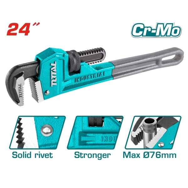 TOTAL 24″ Pipe Wrench - THT171246 / THT272246