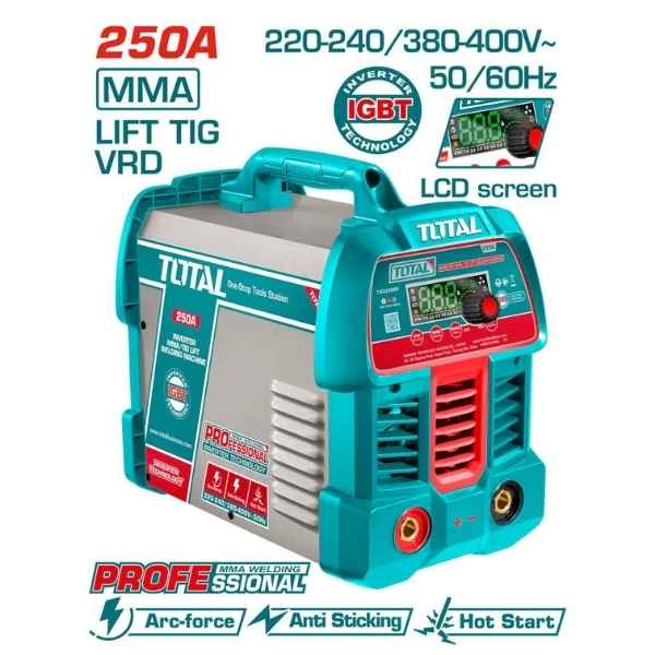 TOTAL 250A Inverter MMA TIG Lift Welding Machine - TW225089