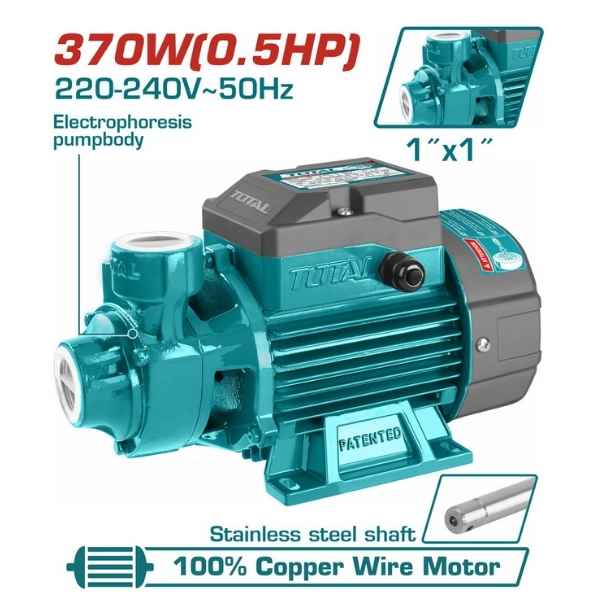 TOTAL 370w/0.5Hp Water Pump - TWP13706
