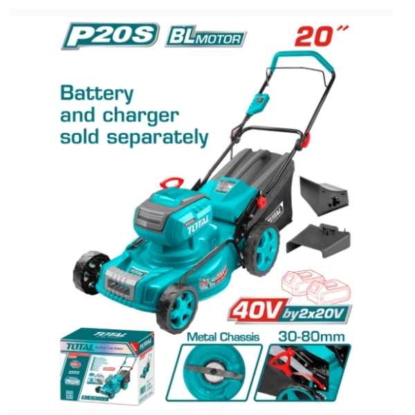 TOTAL 20" Cordless Lawn Mower - TLMLI4020