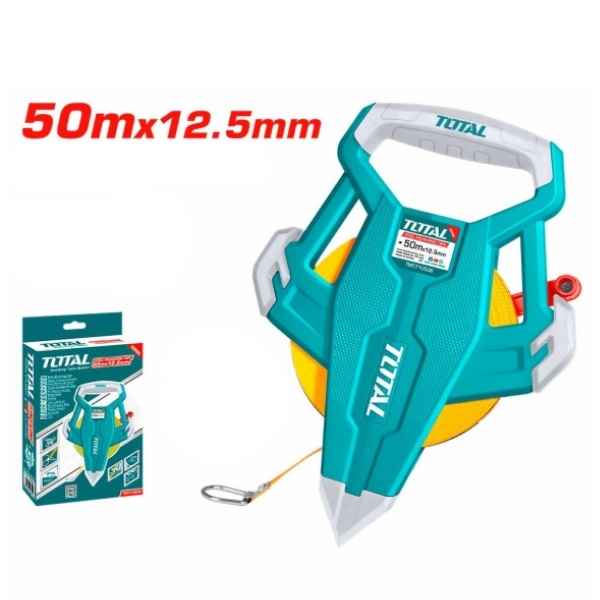 TOTAL 50M Steel Measuring Tape - TMT710506
