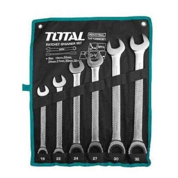 TOTAL 19-32mm Spanner Set - THT102RK061