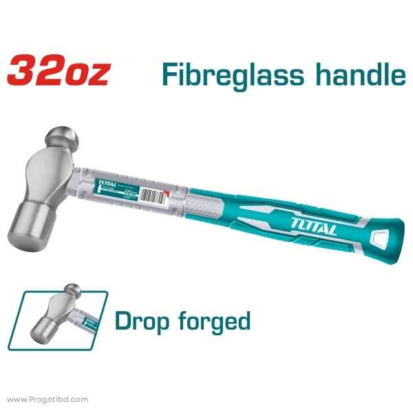 TOTAL 32oz Ball Pein Hammer - THT74326