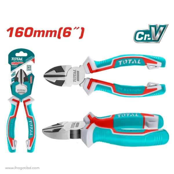 TOTAL 6" Diagonal Cutting pliers - THT230606