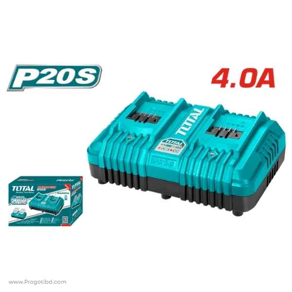 TOTAL 4.0A Fast Intelligent Charger - TCLI2024