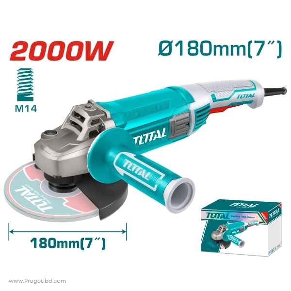 TOTAL 2000W/7" Angle Grinder - TG12018026