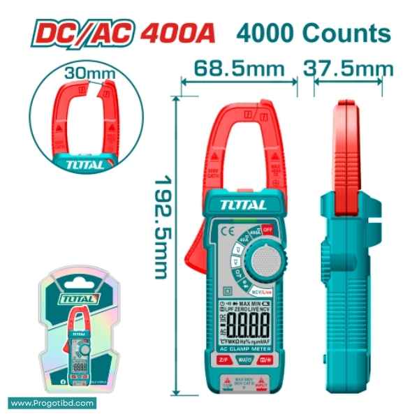 TOTAL DC/AC Clamp Meter - TMT762002