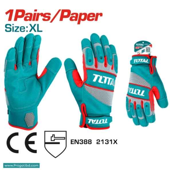 TOTAL Mechanic Gloves - TSP1806-XL