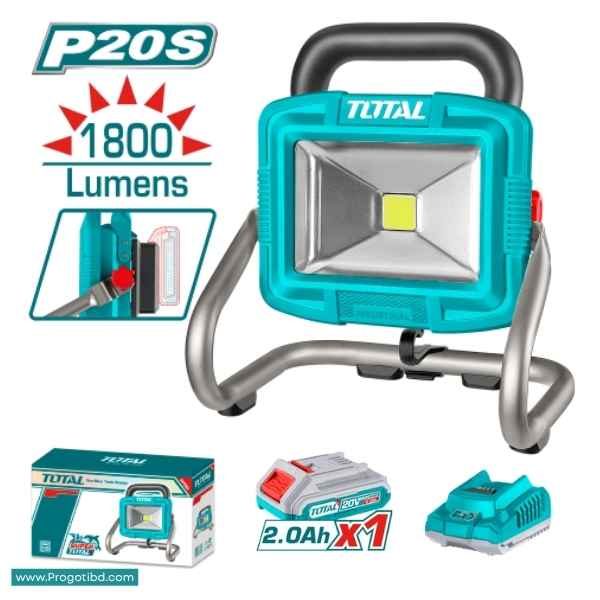 TOTAL Lithium-Ion Portable Lamp (With B&C) - TWLI2025/1